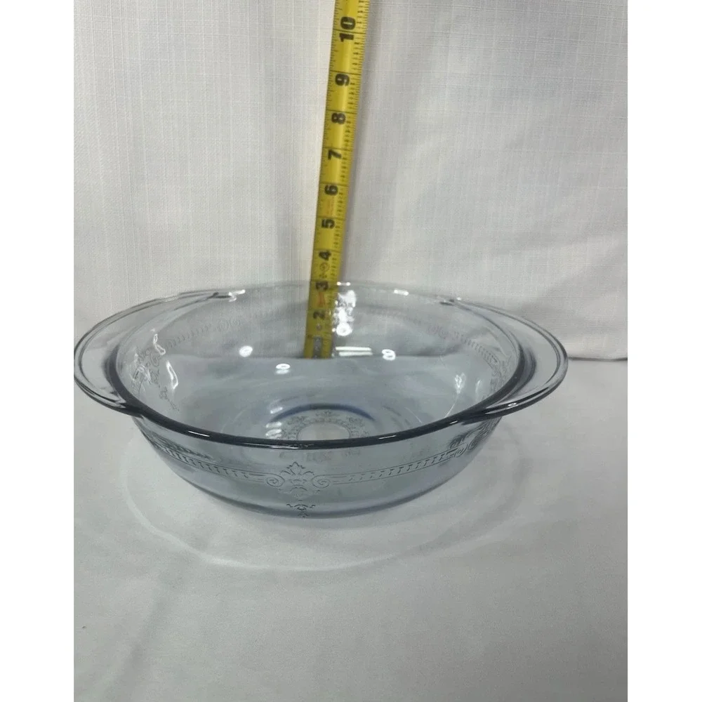 Anchor Hocking Fire-King Sapphire Blue Philbe Casserole Dish Vintage  No Lid